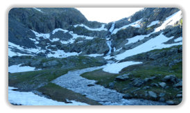 cascade au-dessous du lac du Petit Doménon