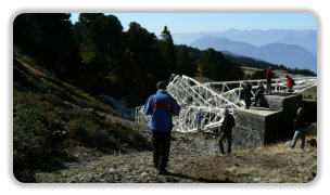 destruction d'un pylone du téléphérique de Chamrousse (6)