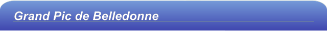 Grand Pic de Belledonne